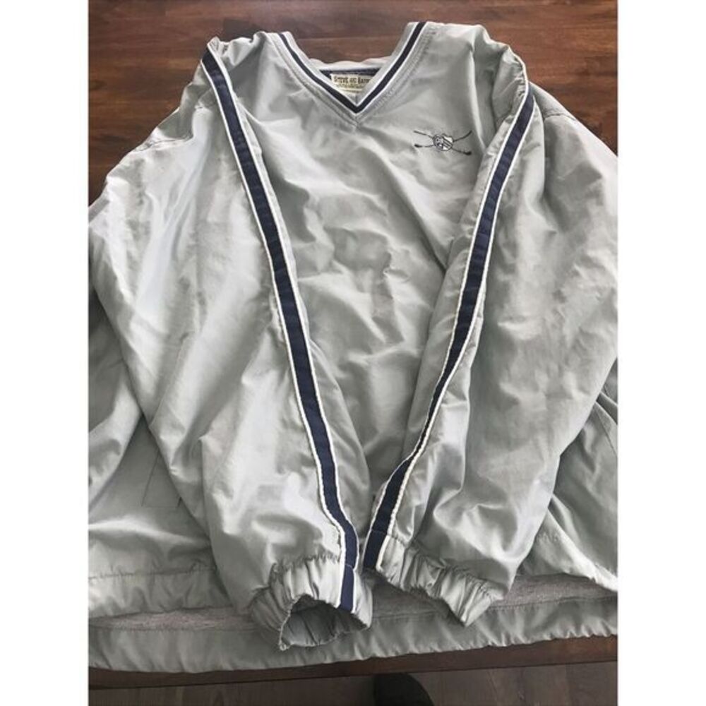 Steve and Barry's‎ Long Sleeve Golf Lined Sweat/Wind Shirt Size XL